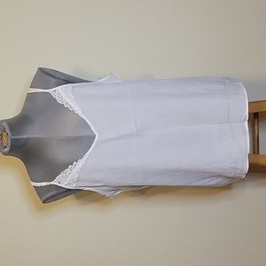 Cozy Casual white cami/tank top